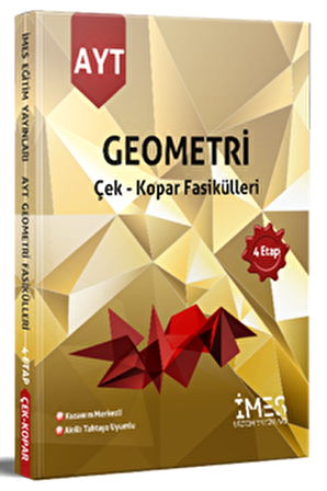 2021 AYT Geometri Çek Kopar Fasikülleri 4 Etap İMES Eğitim Yayınları