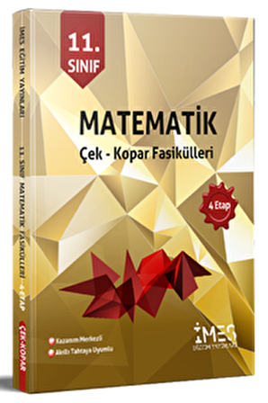 11. Sınıf Matematik Çek Kopar Fasikülleri İMES Eğitim Yayınları