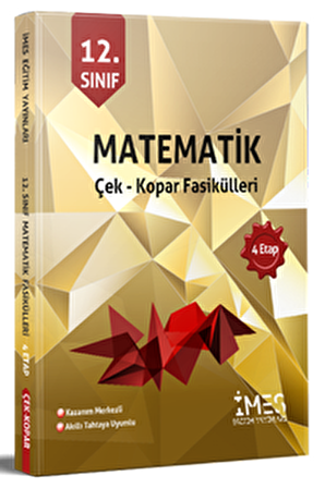 12. Sınıf Matematik Çek Kopar Fasikülleri İMES Eğitim Yayınları