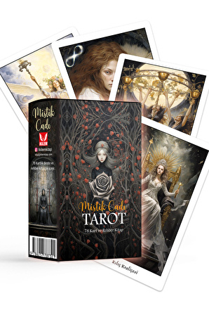 Mistik Cadı Tarot, 78 Kart ve Rehber Kitap