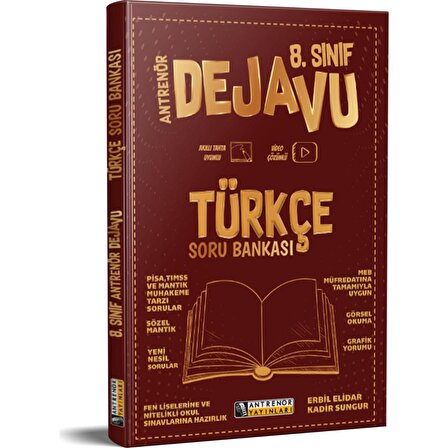 8.Sınıf Türkçe Dejavu Soru Bankası Antrenör Yayınları
