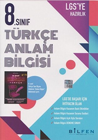 Bilfen Yayınları 8. Sınıf LGS Türkçe Anlam Bilgisi Soru Bankası