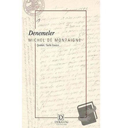 Denemeler / Dekalog Yayınları / Michel de Montaigne