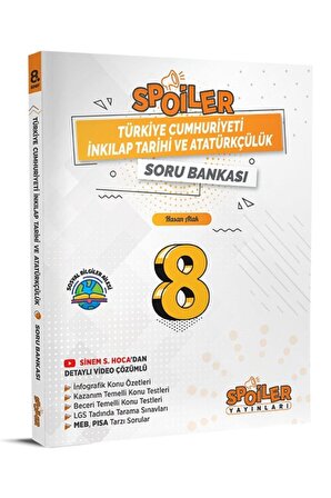 8. Sınıf Tc İnkılap Tarihi Ve Atatürkçülük Spoiler Soru Bankası Spoiler Yayınları