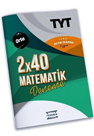 TYT 2x40 Yeni Nesil Matematik Deneme Orta Fragman Yayınları