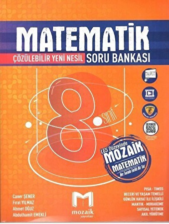 Mozaik Yayınları 8. Sınıf Matematik Soru Bankası