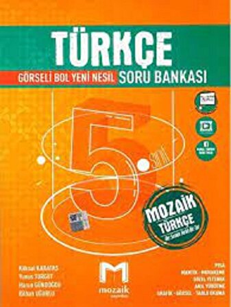 5.Sınıf Türkçe Soru Bankası Mozaik Yayınları