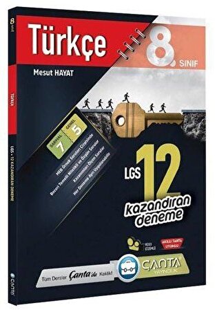 Çanta Yayınları 8. Sınıf Türkçe Kazandıran Deneme