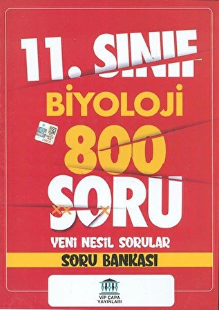 11.Sınıf Biyoloji Soru Bankası Çapa Yayınları