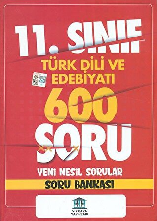 11.Sınıf Türk Dili ve Edebiyatı Soru Bankası Çapa Yayınları