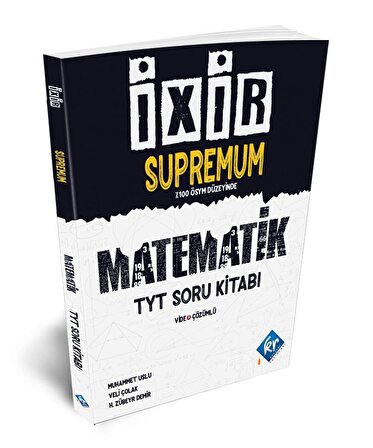  KR Akademi TYT Matematik İxir Supremum Video Çözümlü Soru Kitabı