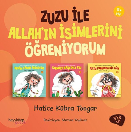 Zuzu İle Allah’ın İsimlerini Öğreniyorum (3 Kitap Takım) - Hatice Kübra Tongar - Hayykitap