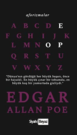 Aforizmalar - Edgar Allan Poe