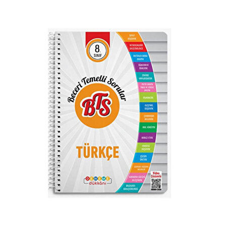 Deneme Dükkanı Yayınları 8. Sınıf LGS Türkçe BTS Beceri Temelli Sorular