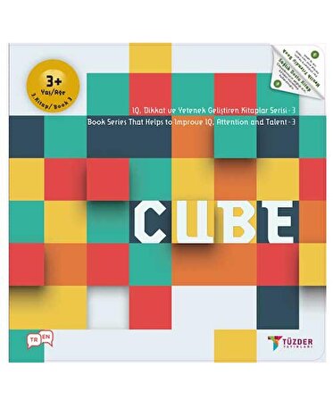 CUBE (3+ Yaş) / IQ Dikkat Ve Yetenek Geliştiren Kitaplar Serisi