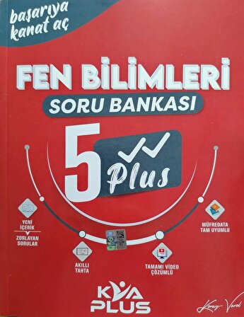 KVA Plus 5.Sınıf Fen Bilimleri Soru Bankası Kırmızı Seri - koray varol 5.sınıf