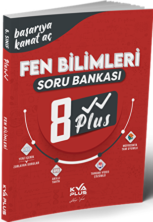 Koray Varol Yayınları 8. Sınıf Plus Serisi Fen Bilimleri Soru Bankası