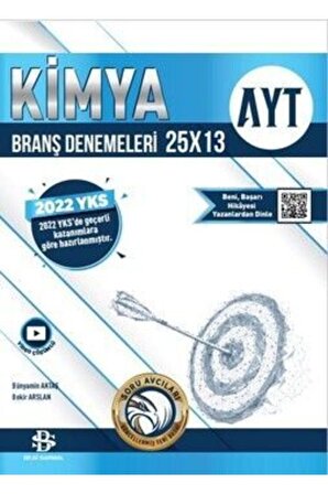 AYT Kimya 25 x 13 Denemeleri Bilgi Sarmal Yayınları