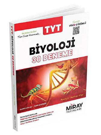 TYT Biyoloji 30 Deneme Miray Yayınları