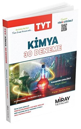 TYT Kimya 30 Deneme Video Çözümlü