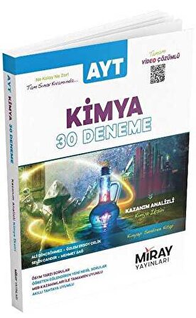 YKS AYT Kimya 30 Deneme Video Çözümlü