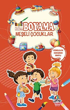 Neşeli Çocuklar - Renkli Kalem Boyama