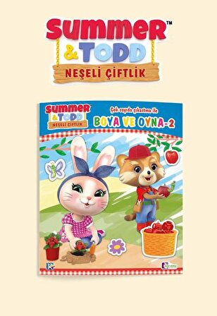 Summer, Todd Neşeli Çiftlik  BOYA VE OYNA 2  Mor Elma Yayıncılık