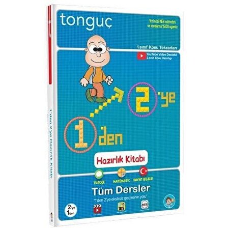 1. Sınıf 1 den 2 ye Tüm Dersler Hazırlık Kitabı Tonguç Akademi
