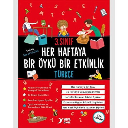 Yuva 3. Sınıf Türkçe Her Haftaya Bir Öykü Bir Etkinlik