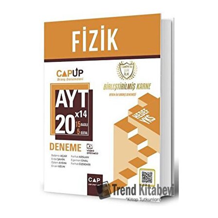 Çap Yayınları AYT Fizik 20 X 14 Up Deneme / Çap Yayınları / Kolektif