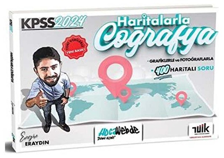 HocaWebde Yayınları 2024 KPSS Haritalarla Coğrafya