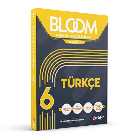 Artıbir Yayıncılık 6.Sınıf Bloom Türkçe 32 Fasikül Soru Bankası