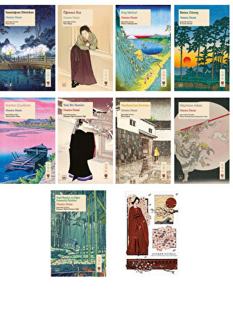 9 Kitap/Osamu Dazai/ Japon Klasik Seti+Sticker Hediyeli