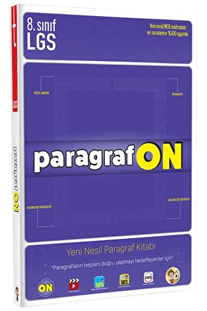 ParagrafON + ParagrafONS + Paragrafta Son Nokta - LGS Paragraf Soru Bankası Seti- Tonguç Akademi