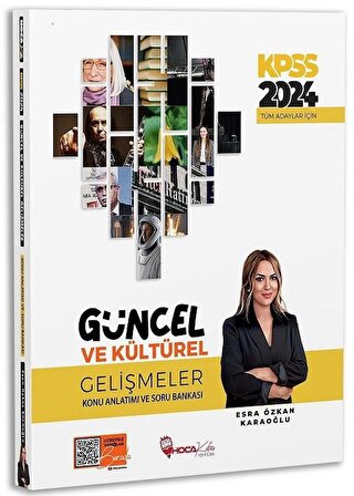 2024 KPSS Güncel ve Kültürel Gelişmeler Konu Anlatımı ve Soru Bankası Çözümlü Hoca Kafası Yayınları