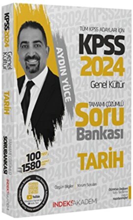 2024 KPSS Tarih Soru Bankası Çözümlü İndeks Akademi