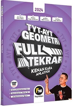 TYT-AYT Geometri Full Tekrar Video Ders Kitabı