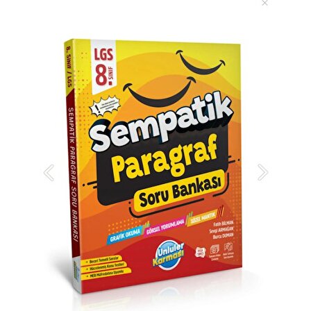 Ünlüler Yayınları 8. SINIF SEMPATİK SORU BANKASI PARAGRAF