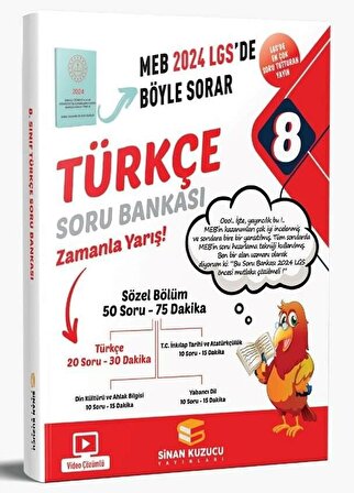 Sinan Kuzucu 8.Sınıf LGS Türkçe Soru Bankası