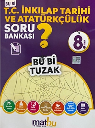 8. Sınıf T.C. İnkilap Tarihi Ve Atatürkçülük Soru Bankası