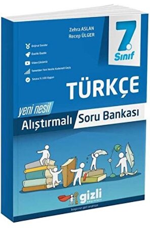 7. Sınıf Türkçe Alıştırmalı Soru Bankası