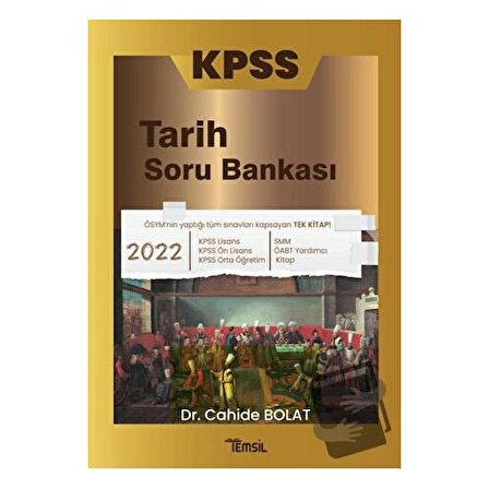 KPSS Tarih Soru Bankası / Temsil Kitap / Cahide Bolat