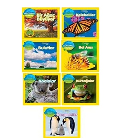 Natıonal Geographic Kids Dünyamızı Keşfedin Seti 7 Kitap Takım KTP