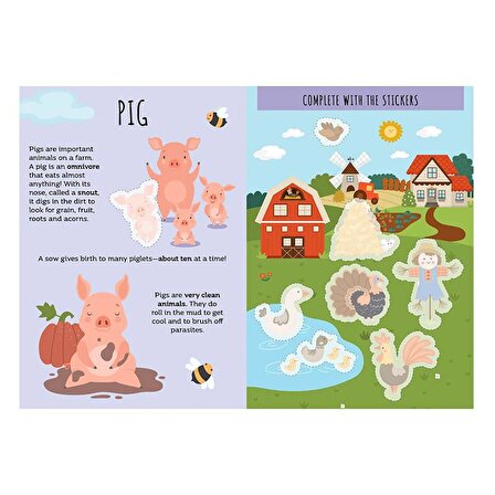 Sassi The Farm - Sticker and Activities