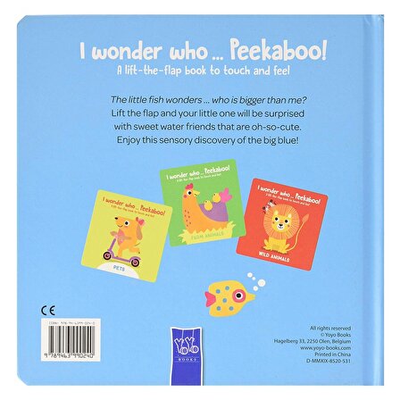 Yoyo Books I Wonder Who… Peekaboo - Water Animals