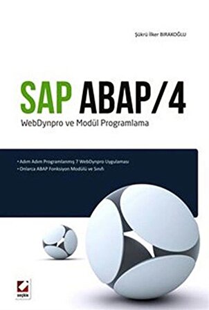 Sap Abap 4 / WebDynpro ve Modül Programlama / Şükrü İlker Bırakoğlu