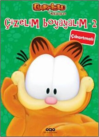 Çizelim Boyayalım 2 - Garfield ile Arkadaşları (Çıkartmalı) - Kolektif - Yapı Kredi Yayınları