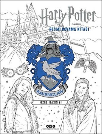Harry Potter Filmlerinden Resmi Boyama Kitabı - Ravenclaw Özel Baskısı