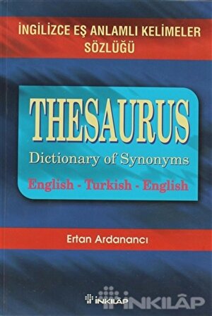 Thesaurus - İngilizce Eş Anlamlı Kelimeler Sözlüğü