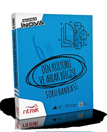 Ritmik Yayınları 6.Sınıf Din Kültürü ve Ahlak Bilgisi Süper İnova Soru Bankası